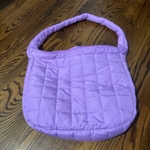 Purple Quilted Women's Bag